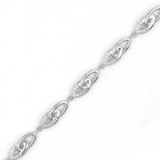 92.5 Silver Fancy Bracelet Collection For Girl's